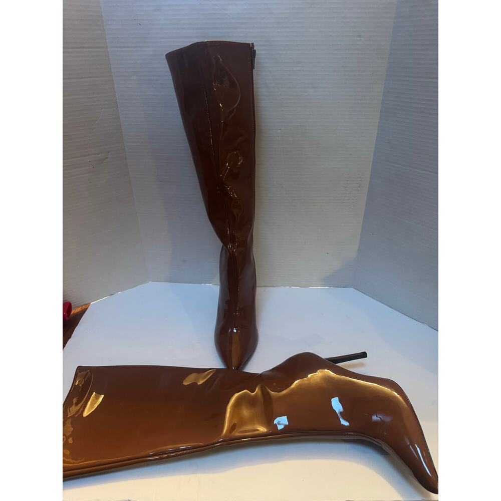 INC Womens RAJELP STILETTO DRESSY Knee-High Boots Tan8.5 M nwob - Picture 9 of 9
